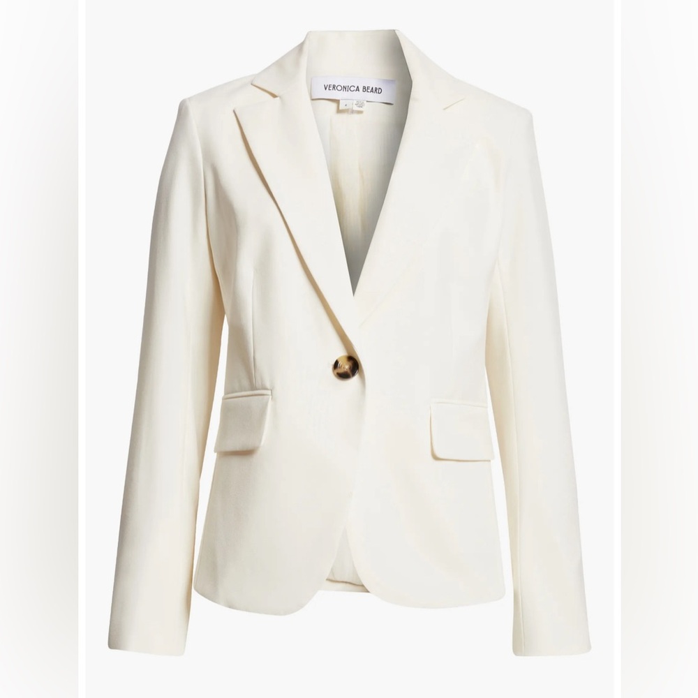 Veronica Beard Tyra Dickey Jacket in Off-White NWT